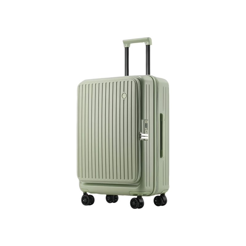 Soft Green Spinner Luggage