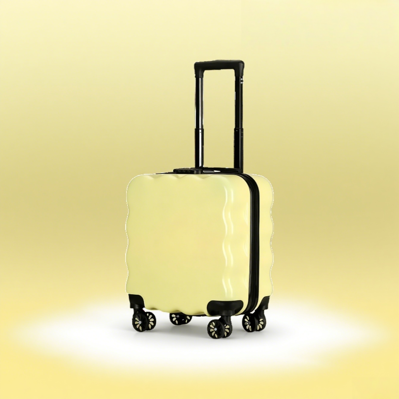 Yellow Kids 18" Luggage - Image 3