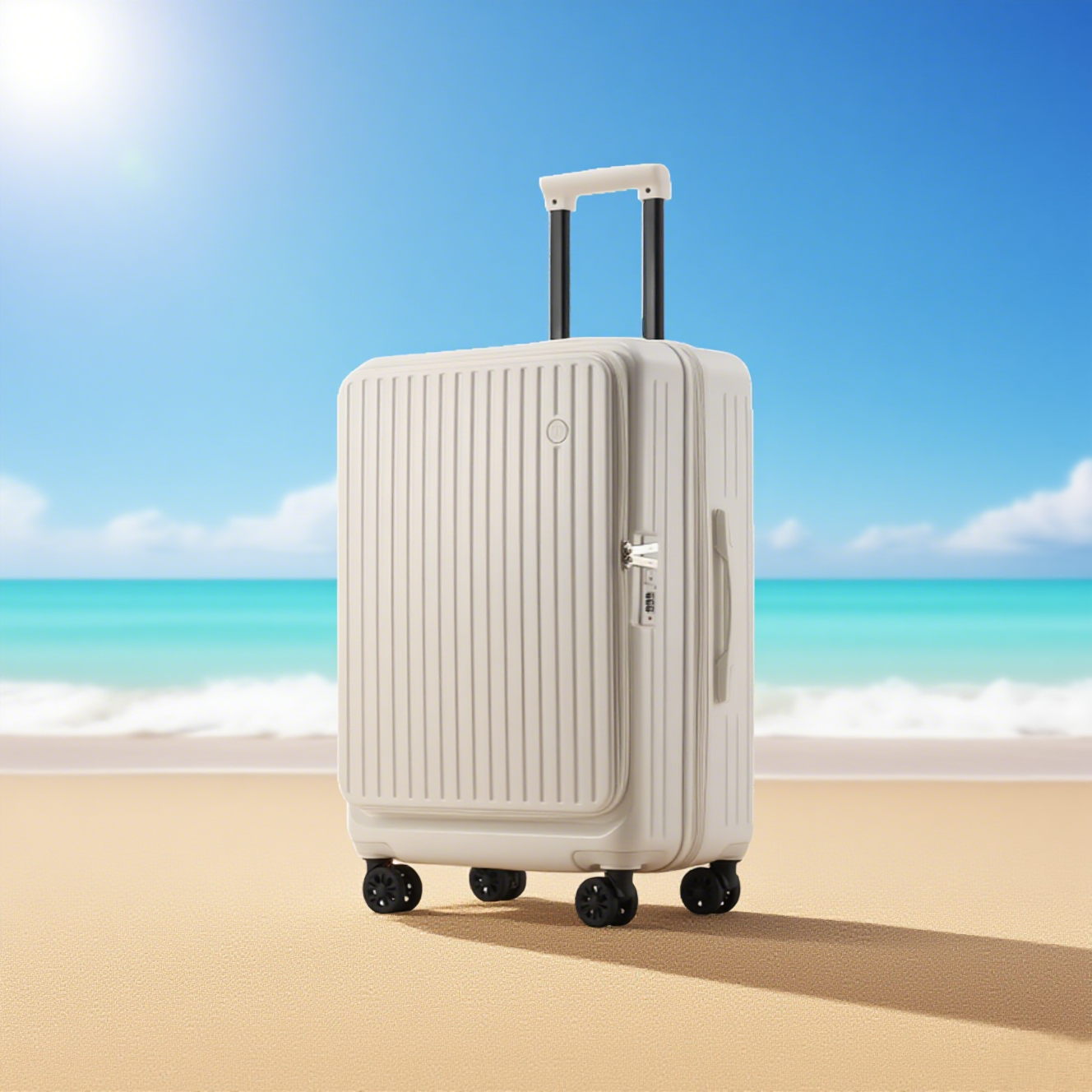 Ivory Spinner Luggage - Image 3