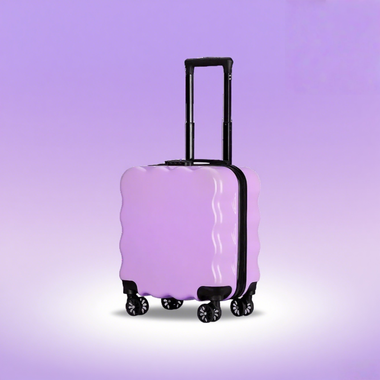 Dark Violet Kids 18" Luggage - Image 2