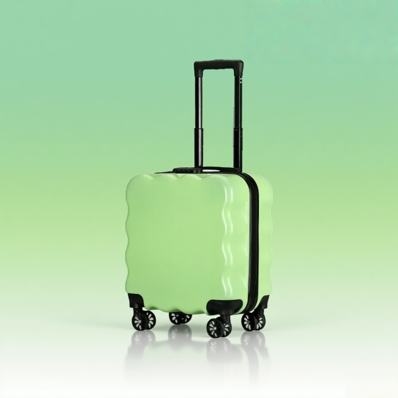 Light Green Kids 18" Luggage - Image 3